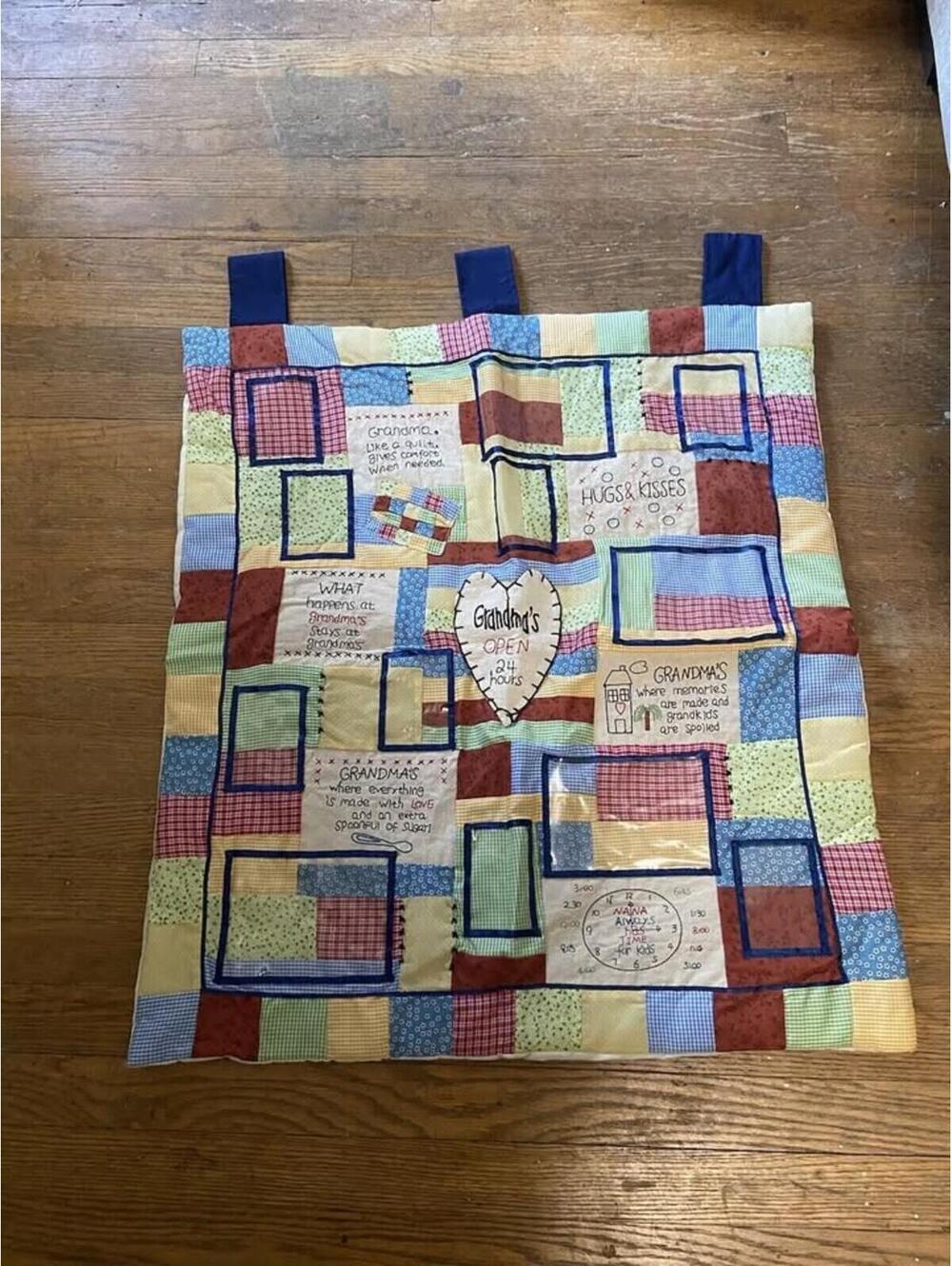 Grandmas Keepsake Quilt Wall Hanging